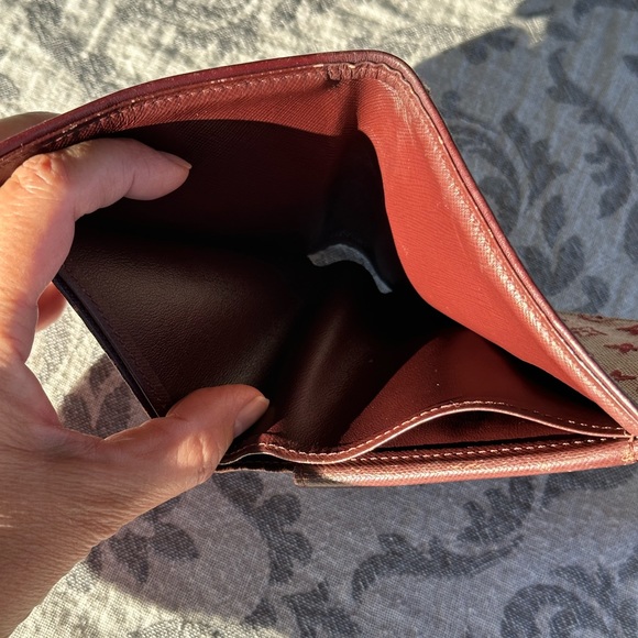 Louis Vuitton Mini Lin Pink Denim Wallet - Picture 9 of 17